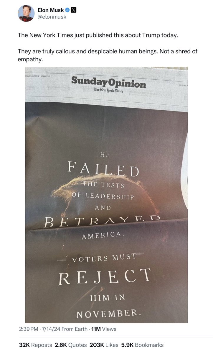 cwebbonline's tweet photo. Well now, look who’s not happy with The NY Times… https://t.co/Obm5YBX53g