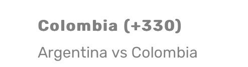 justdejilol's tweet photo. Colombia let’s get it 🤑
#Gamblingcommunity #Soccer #bovada #Gamblingtwitter #socceranalyst #fliff #freepicks #bettingexpert #sportbetting
Follow for more… if you love to win daily💯 https://t.co/Up8eHAK8Oq