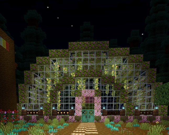 SamDansCouch's tweet photo. Our latest fun Minecraft build! A green house.#Minecraft #Minecraftbuilds #youtubechannel #youtube https://t.co/W4OVmb04Rx