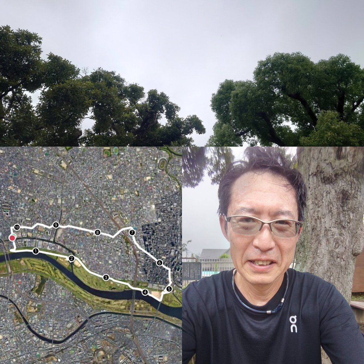 homma_t's tweet photo. 飲んだ翌朝、走りました🏃♂
霧雨の中、ちょっとシャワーラン🌧
#run #running #holidayrun #mondayrun #julyrun #showerrun #arakawa https://t.co/5ANdxq3hLN