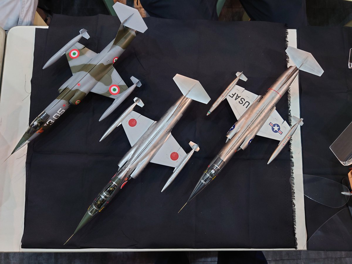 ShipScale's tweet photo. 3x F104 I made.
立ち寄っていただき、モデルを気に入っていただいた皆様、ありがとうございました。
#第1回ホビ展 https://t.co/0qnmjoMvFP