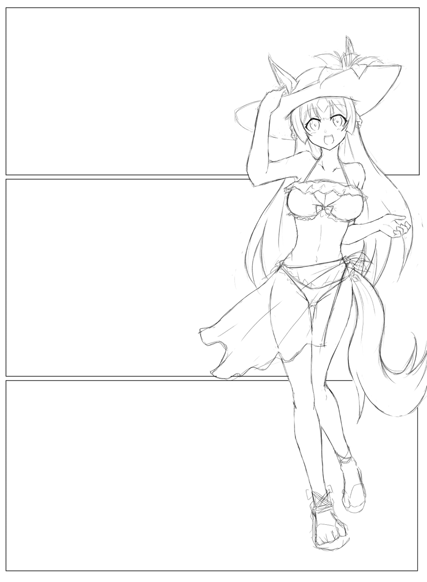 フォロワーさんの推しを描くやつとは別で進めてるダイヤちゃん漫画wip 