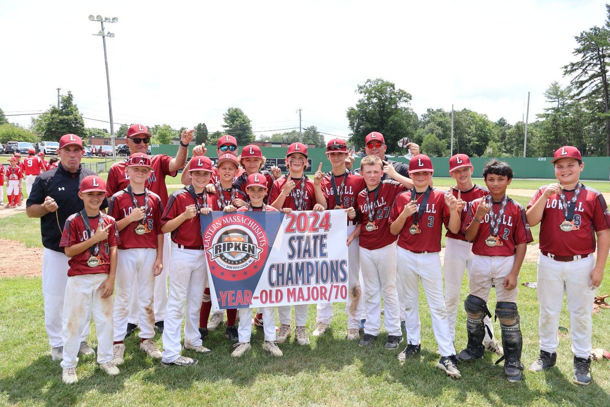 InsideLowell's tweet photo. Congrats to Lowell Youth Baseball & Softball League's 12U Baseball! They are the 12U State Champions! Next stop… Regionals!

Lowell 8U, 9U and 11U also made the State tournament but came up short. It's awesome that 12U could take home the trophy for #Lowell!

For more about Lowell's Boys of Summer, click here: https://t.co/bzIg5zOvXC

#InsideLowell