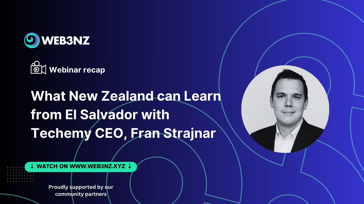 Web3NZ (@web3nz) on Twitter photo 🚀 Dive into the future with Fran Strajnar <a href="/Techemist/">Fran Strajnar</a>, CEO of Techemy. From Bitcoin's evolution to global economic forecasts, we cover it all in our latest discussion. Don't miss out! web3nz.xyz/knowledge-hub/…🌍💰
#Bitcoin #Crypto #FutureOfFinance 🚀 Dive into the future with Fran Strajnar <a href="/Techemist/">Fran Strajnar</a>, CEO of Techemy. From Bitcoin's evolution to global economic forecasts, we cover it all in our latest discussion. Don't miss out! web3nz.xyz/knowledge-hub/…🌍💰
#Bitcoin #Crypto #FutureOfFinance