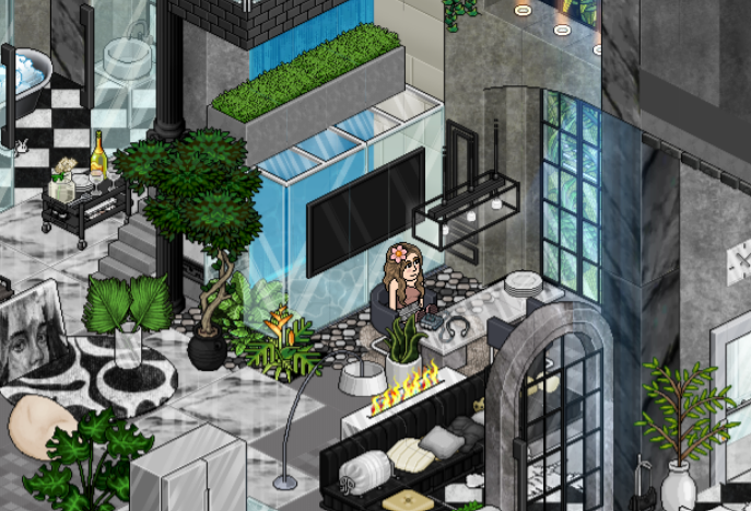 Aproveitando meu novo presente do <a href="/MeuHabblet/">Habblet</a>