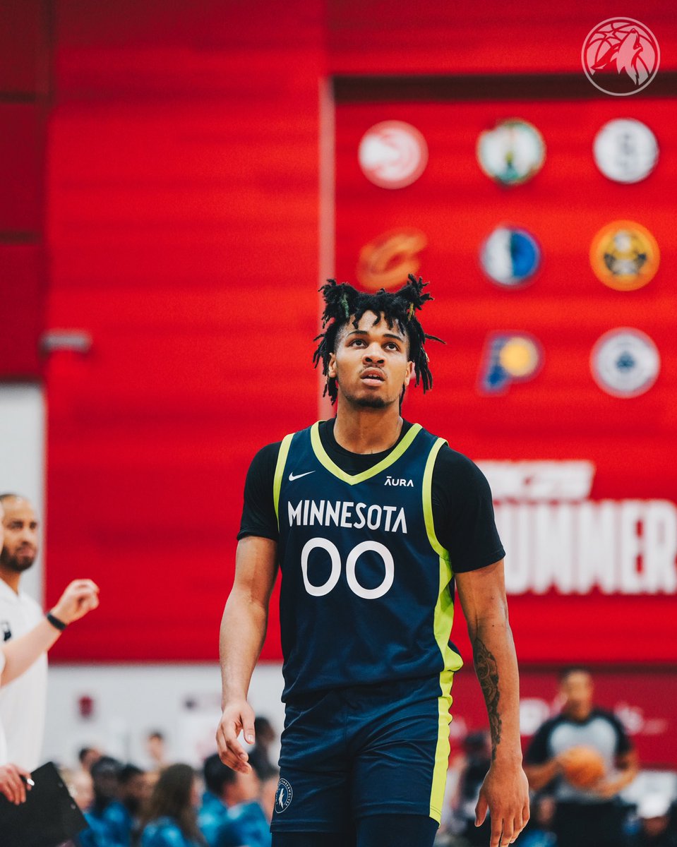 Timberwolves's tweet photo. the rooks keep ballin’ out. 🤩

Rob: 14 PTS | 2 REB | 8 AST | 2 STL

TJ: 19 PTS | 4 REB | 2 AST | 2 STL | 3 BLK https://t.co/vASKhxIJFh