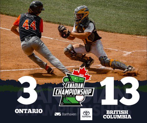 srlcanadians's tweet photo. Game two results… Team British Columbia  defeats Team Ontario 13-3. #srlcanadians https://t.co/sXDoI7I2Vi
