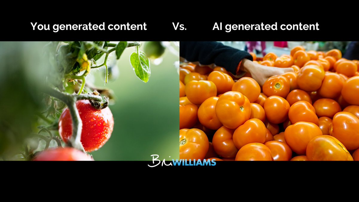 No, AI generated content is not the answer to customer engagement.