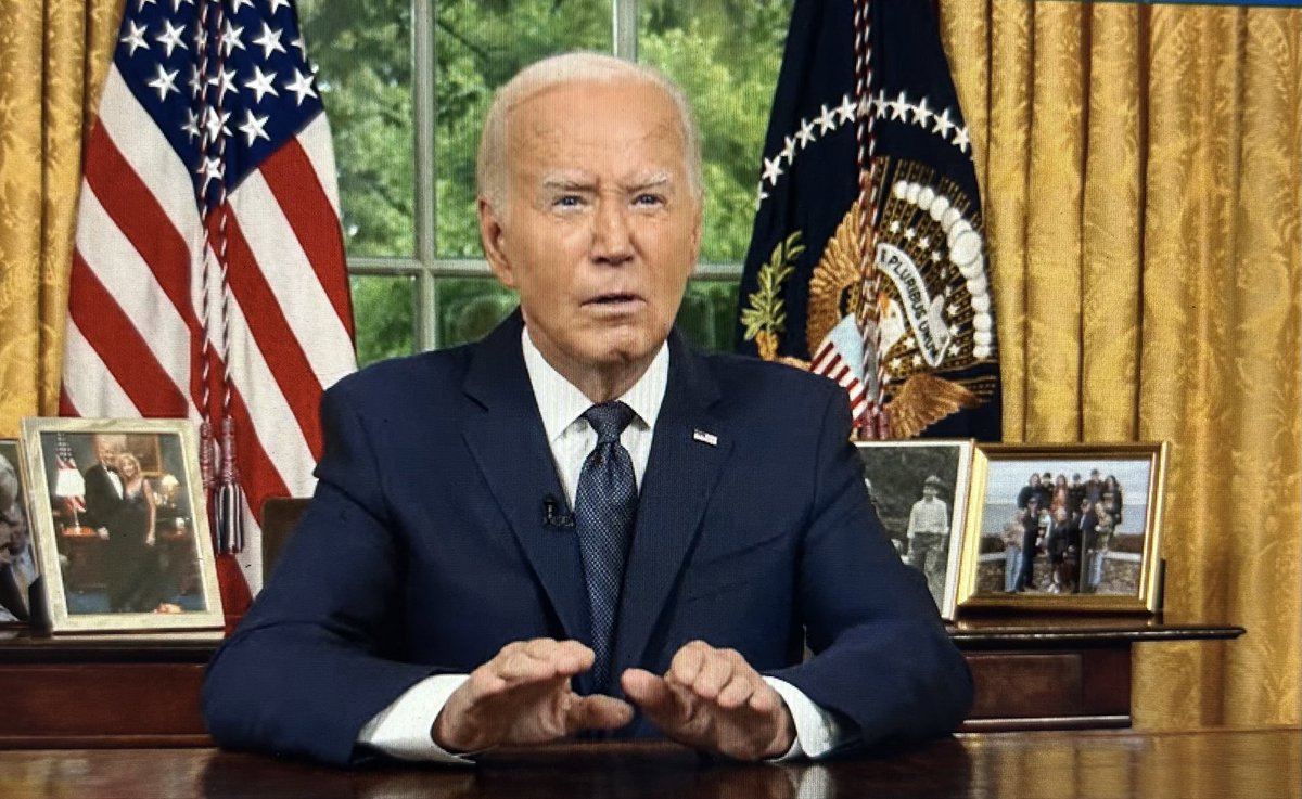 Asma Khalid (@asmamk) on Twitter photo “Disagreement is inevitable in American democracy. It's part of human nature. But politics must never be a literal battlefield — God forbid, a killing field.” — President Biden in remarks tonight from the Oval Office. “Disagreement is inevitable in American democracy. It's part of human nature. But politics must never be a literal battlefield — God forbid, a killing field.” — President Biden in remarks tonight from the Oval Office.