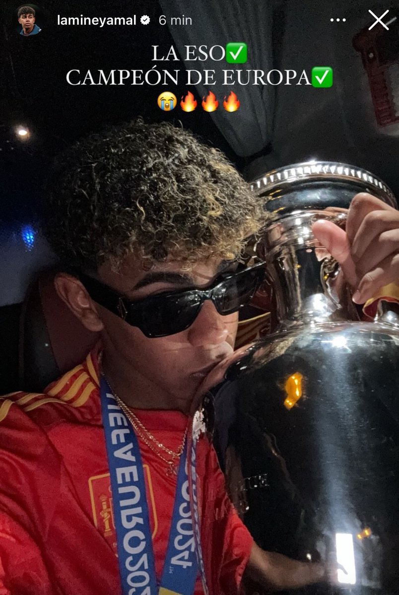 luismesacabello's tweet photo. Semana loca para Lamine Yamal: la ESO y la #Euro2024. 

Crack absoluto. https://t.co/MzWBpVsYAW