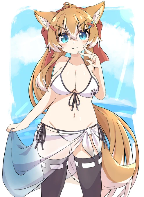 海の日なので水着なハルちゃん