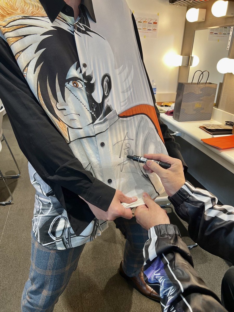 私服に至福なサインを頂きました ブラックジャックに大塚明夫… こんな