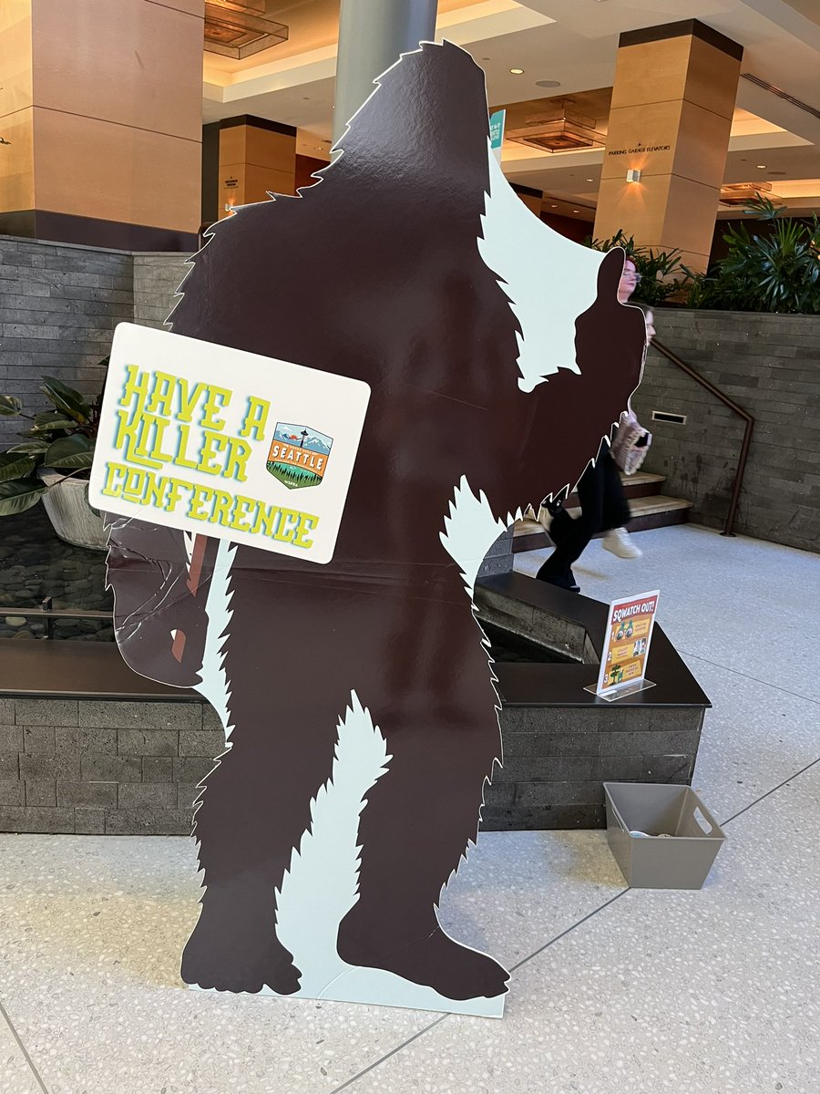 mogie242's tweet photo. Spotted my first Squatch at #NSPRA2024! Plus, I grabbed this awesome killer whale sticker. @NSPRA https://t.co/9lIXA6kuKT
