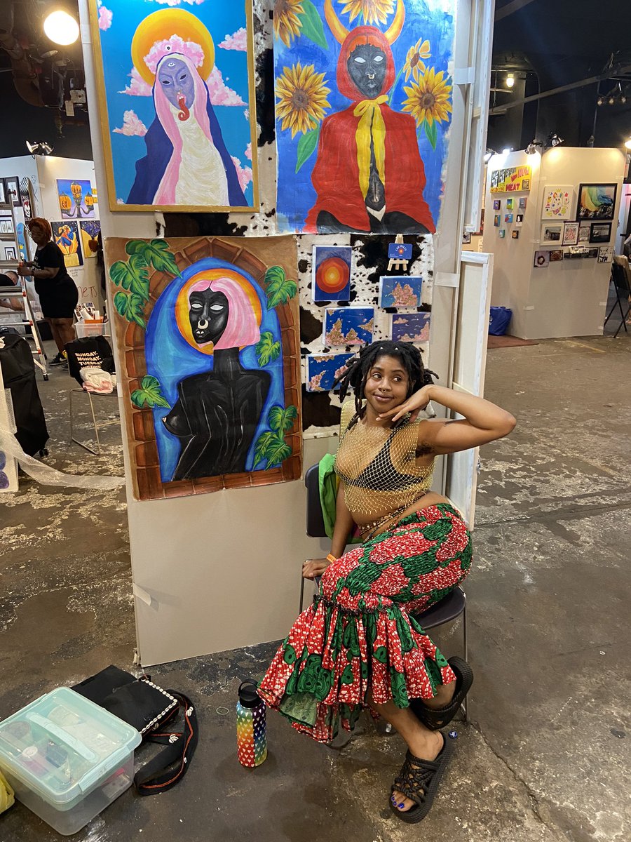 cee_haley's tweet photo. Another year, another art show, another chance to be better than I was before ✨ https://t.co/QE8LDYJEK2