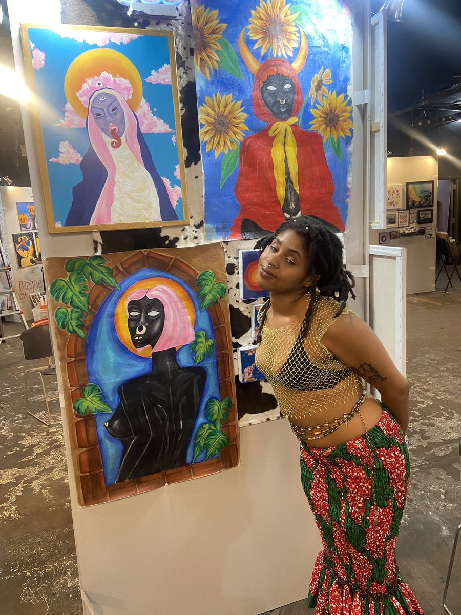 cee_haley's tweet photo. Another year, another art show, another chance to be better than I was before ✨ https://t.co/QE8LDYJEK2