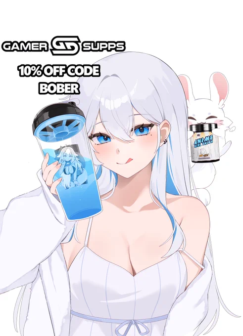 Vivi x GamerSuppsHappy to announce that I'm partneredup with  ! Save 10% off your next order using  BOBER  