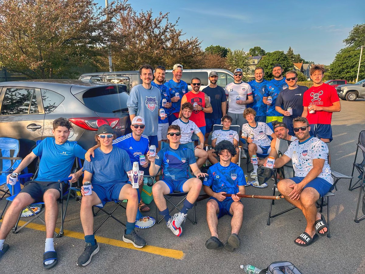 Revolution_BDSL's tweet photo. Another successful Revs cookout. This is the best summer of my life. https://t.co/PE1HlkZT4l