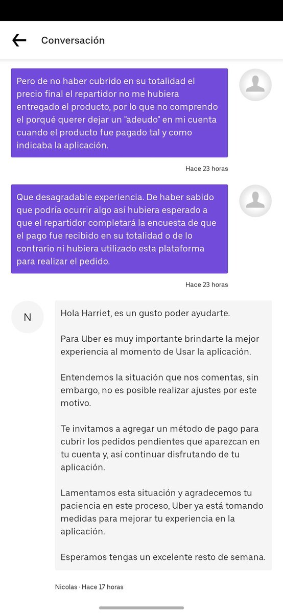 harrietgamboa_'s tweet photo. Y es fecha a la que no me resuelven y dicen que no se puede hacer nada por el "pago pendiente" 
Adjunto evidencias... https://t.co/oDJit2w5lI