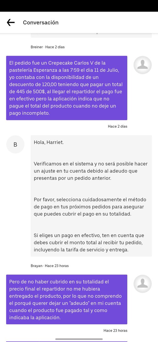 harrietgamboa_'s tweet photo. Y es fecha a la que no me resuelven y dicen que no se puede hacer nada por el "pago pendiente" 
Adjunto evidencias... https://t.co/oDJit2w5lI