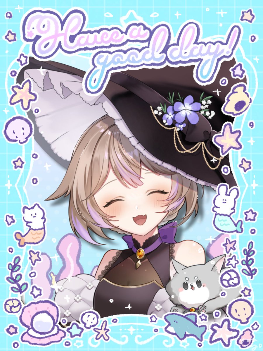 violet__zzz's tweet photo. #おはようVライバー 

おはよ！！海にむかってます🌊
たいへん激しい雨がふっているがわたしは一���にかまわんッッ

みんな楽しい一日を過ごしてね✨

#海の日
#およげません https://t.co/5YNiC890iC
