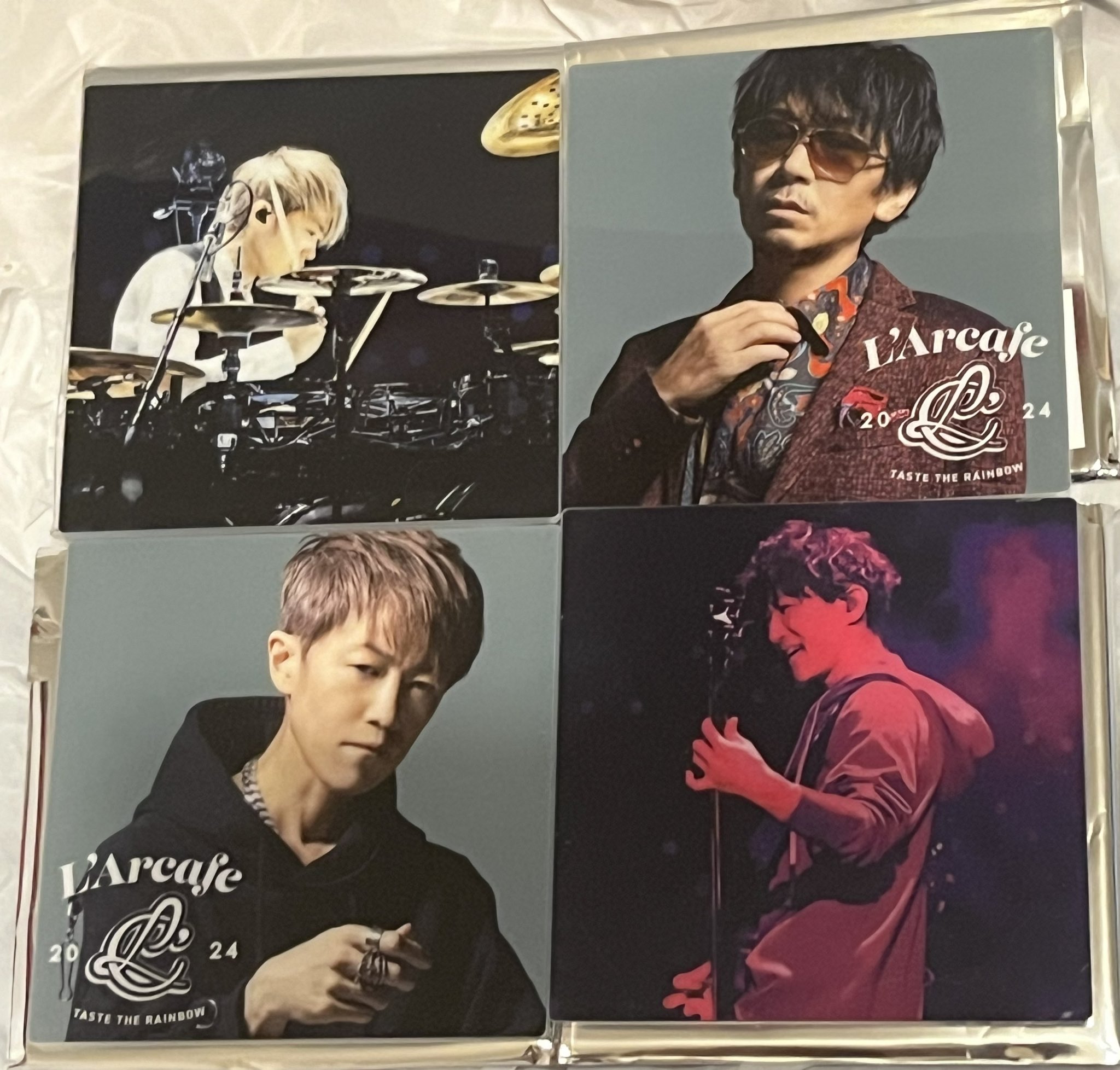 新品】☆L'Arc～en～Ciel【絵画「CHASE」】ラルク直筆サイン入り