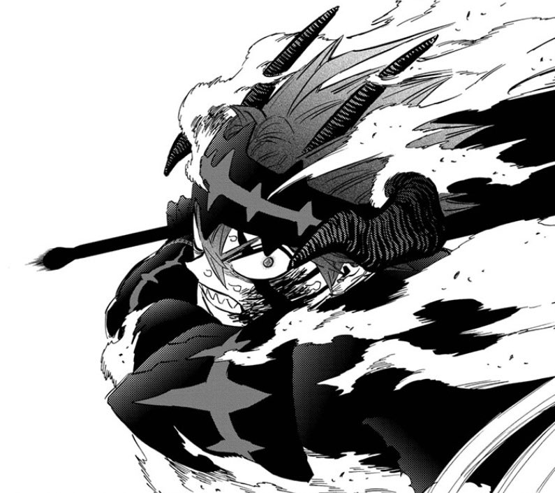 MXGICLESS's tweet photo. as the dust cloud begins to disappear, his hands grabbed onto the demon-slayer sword as tightly as possible. Pulling the blade back to land a decisive hit. 

“ 𝙄’𝙈 𝙉𝙊𝙏 𝘿𝙊𝙉𝙀 𝙔𝙀𝙏 ! ” 

He yells towards Noelle. https://t.co/c0ttyFBFCY