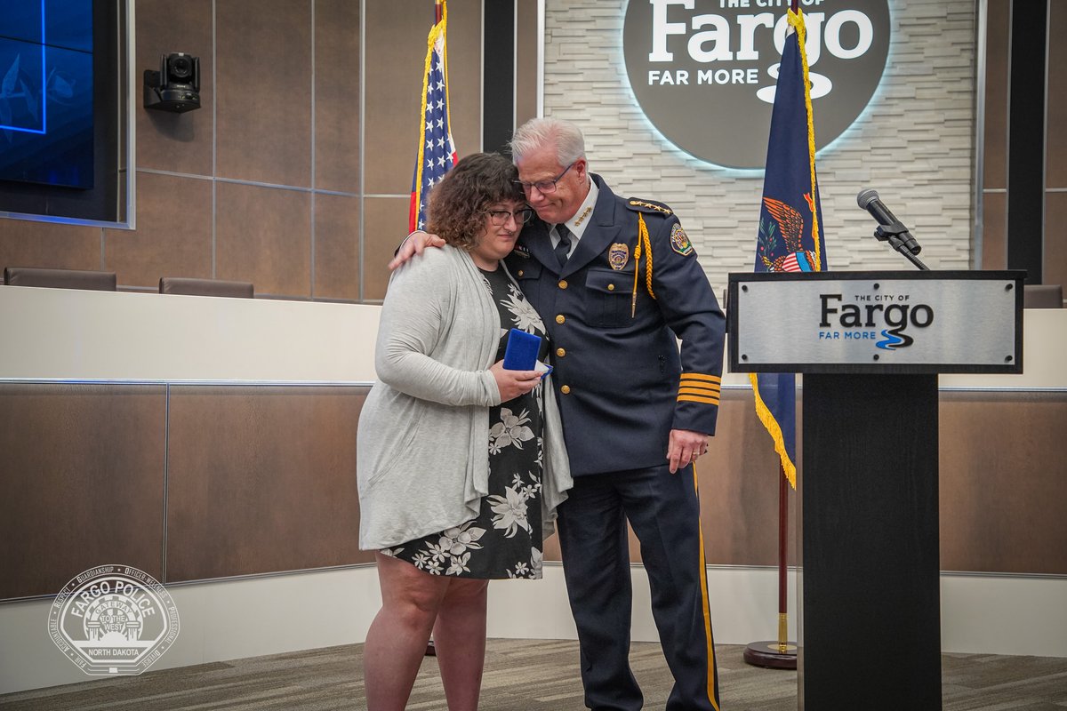 The ceremony also honored Officers Andrew Dotas &amp; Tyler Hawes who were critically injured and Ofc. Zach Robinson who ended the threat on that fateful day. Karlee Koswick, the civilian who was shot in the barrage of gunfire, was also in attendance and awarded a Purple Heart.