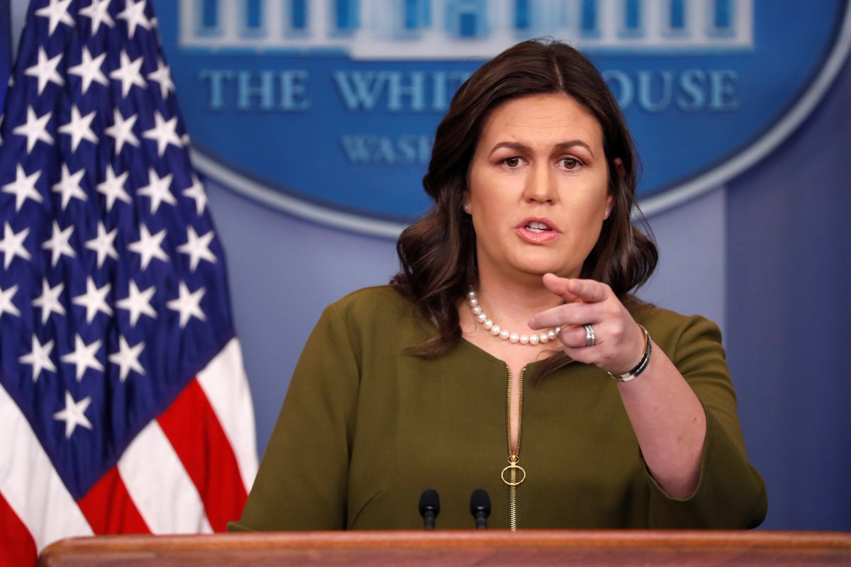 RepPatPennKS's tweet photo. @MattWalshBlog Sanders is a proven master at handling the press with authority, integrity, and grace.  

She would be trusted to professionally and genuinely support Trump as she flies on her own to appropriately expand the tent and solidify the base. https://t.co/MZEpreuluw