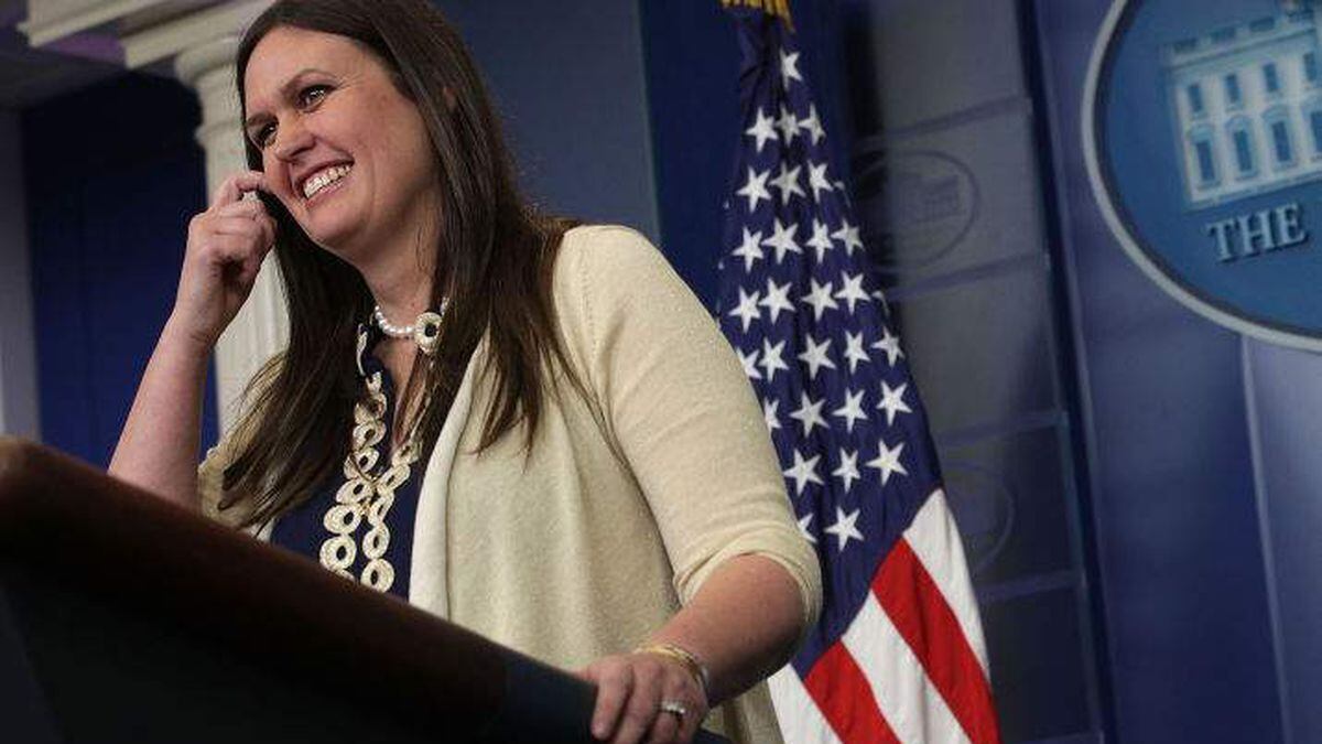 RepPatPennKS's tweet photo. @MattWalshBlog Sanders is a proven master at handling the press with authority, integrity, and grace.  

She would be trusted to professionally and genuinely support Trump as she flies on her own to appropriately expand the tent and solidify the base. https://t.co/MZEpreuluw