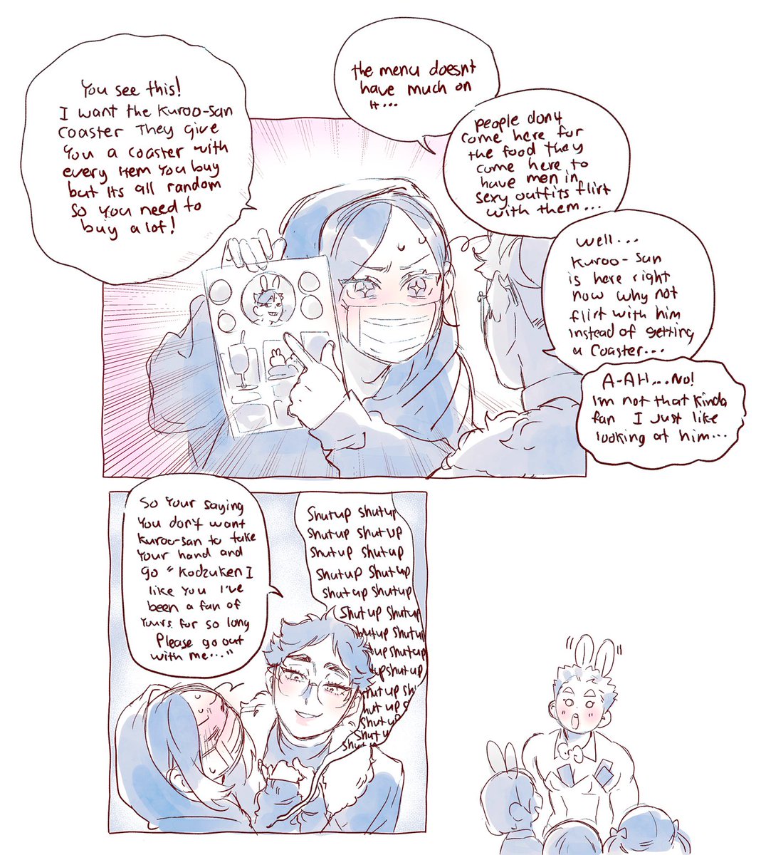 PART 3 of an AU where Kenma is a fan of gravure model kuroo 