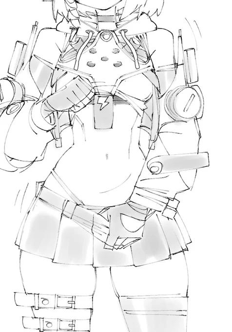 (WIP) everyone drawing "Grace Howard Zenless Zone Zero" and im sitting here with my true no. 1 Anby ☝️