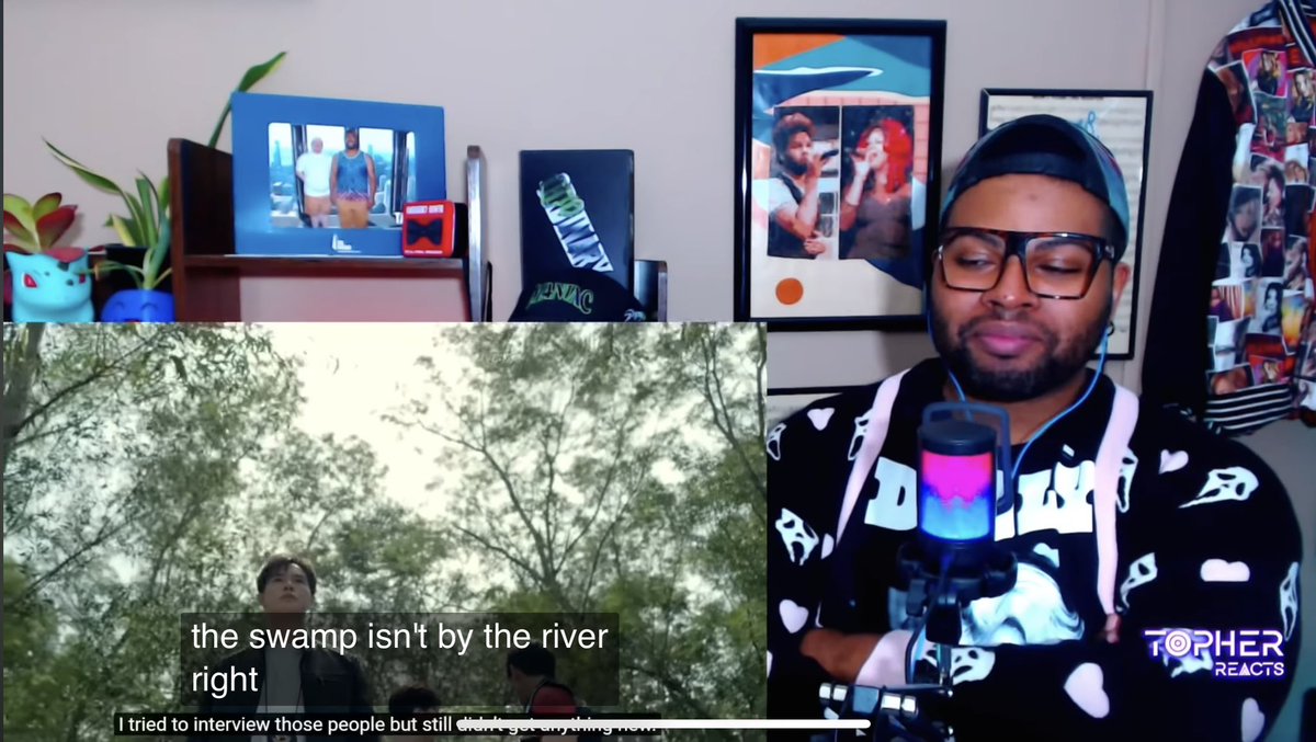 MuffySoCxld's tweet photo. This sequence just took me out 🤣🤣🤣 I can’t finish today “don’t by the river” -goes by the river -😳 #TopherReacts #TheSign #BLDrama #WatchAlong https://t.co/G0X0du8vdF