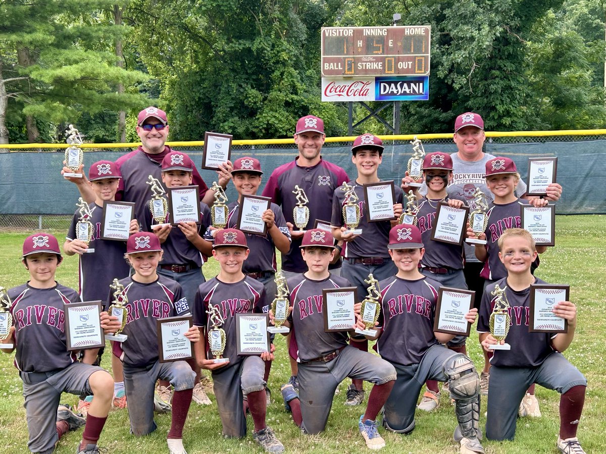 2024 CVBA Upper Division Regular Season Champs &amp; Now Tournament Champs!  Avenging a loss to Premier earlier in the season with an 11-1 victory!  Love this Group! #SundayFunday ⁦<a href="/RiverBaseball24/">Rocky River High School Baseball</a>⁩ <a href="/RRBucsBaseball/">Rocky River Bucs Baseball</a>⁩