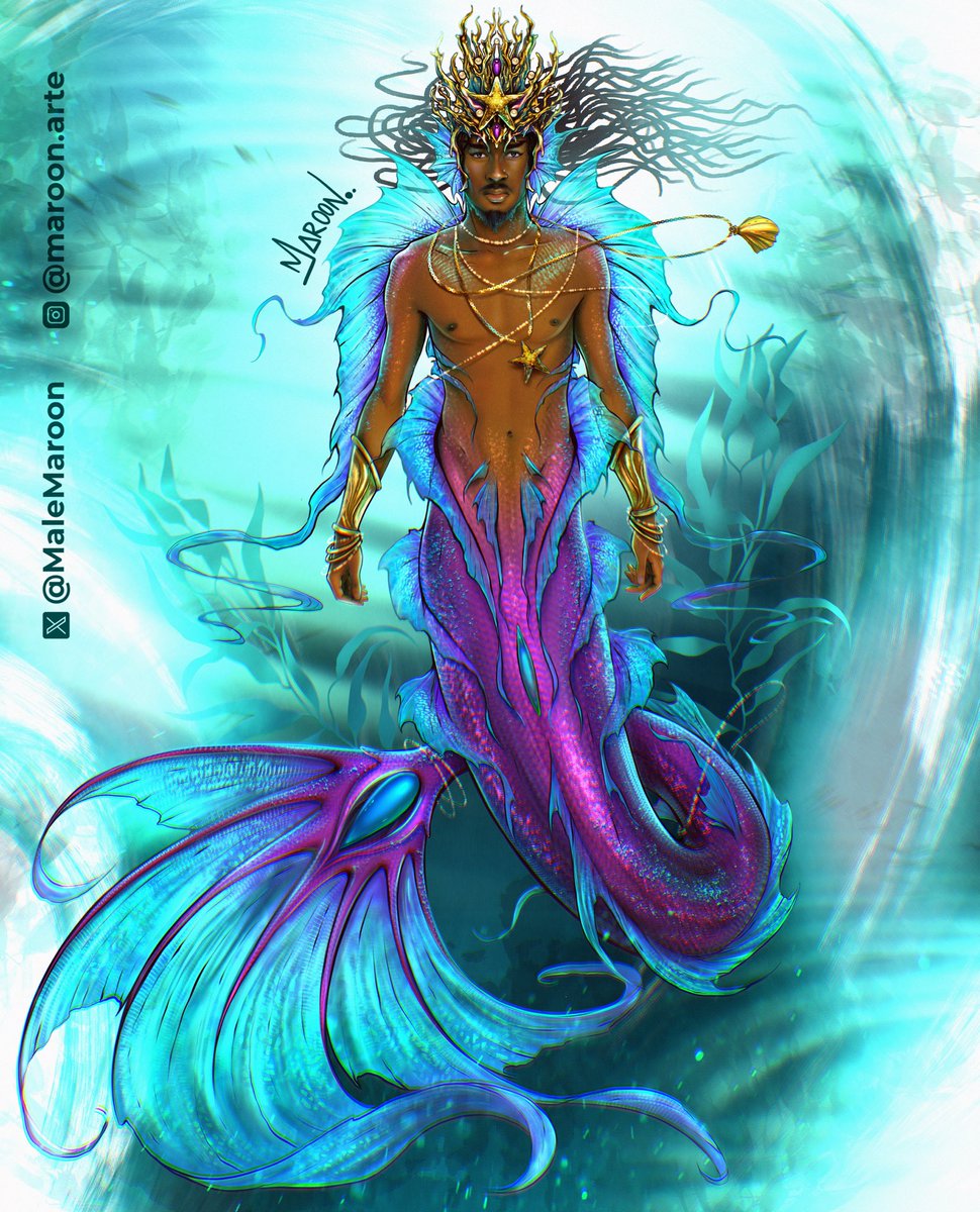 MaleMaroon's tweet photo. 🧜🏿‍♂️ @blixunami 

By @MaleMaroon 

#mermay #mermay2024 #drawmermay2024 #merman #mermaid #Mermaid #mermaychallenge #nudemandraw #tritão #drawings #sereia #sereias #drawmermay #blackmerman https://t.co/7RRrAhfF0N