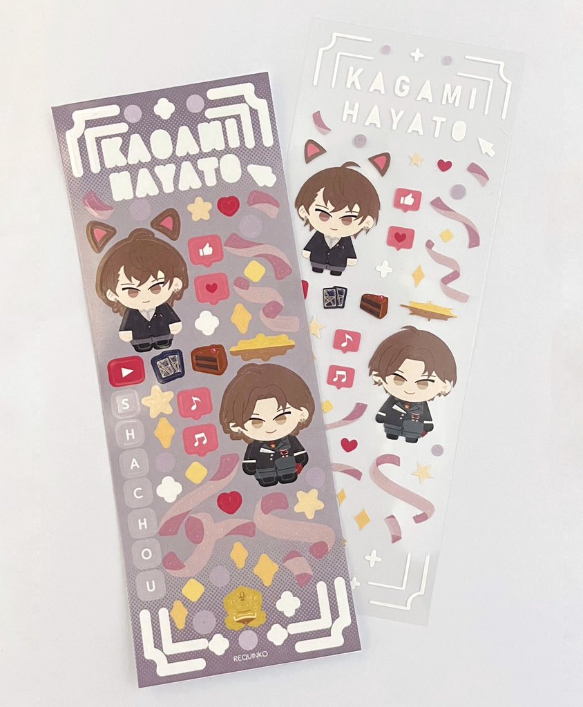 requinko's tweet photo. YAY SHACHOU DECO STICKERS 💕 fuelling my toploader deco obsessions (join me) 🤭 

available at #smashcon2024 ! https://t.co/wJc8Hyblmt