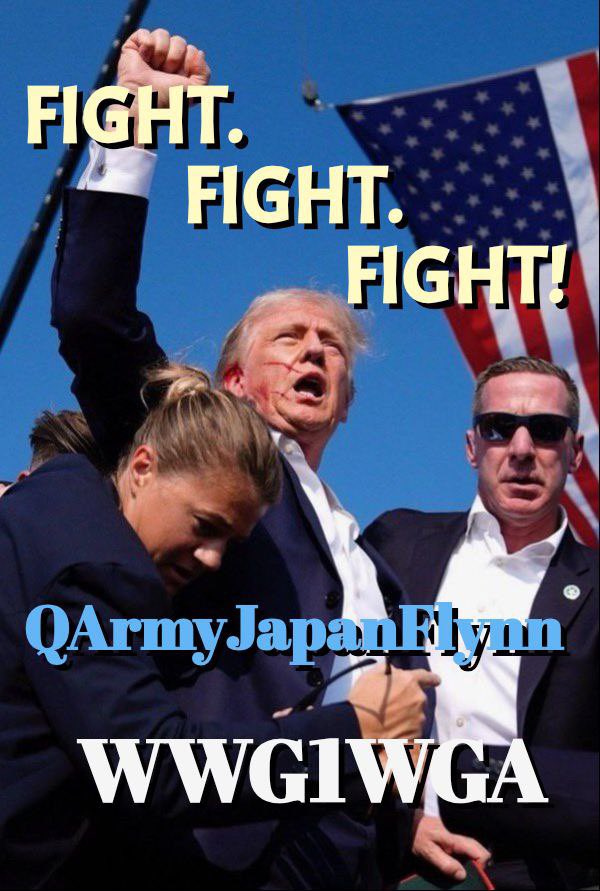 HankoudoreiBSR9's tweet photo. スゴいですね‼️‼️‼️
#トランプ大統領 から世界中のアノンへのメッセージ🔥✊
『FIGHT🔥✊』
『FIGHT🔥✊』
『FIGHT🔥✊』
つい先日Eriさんから『QからQAJF🐸🍿へのメッセージ』というポストがあったばかり🍿
【#日本はQを知っている】
#Q3348
#Qdorp
#Qmap https://t.co/qVuiKslIuK