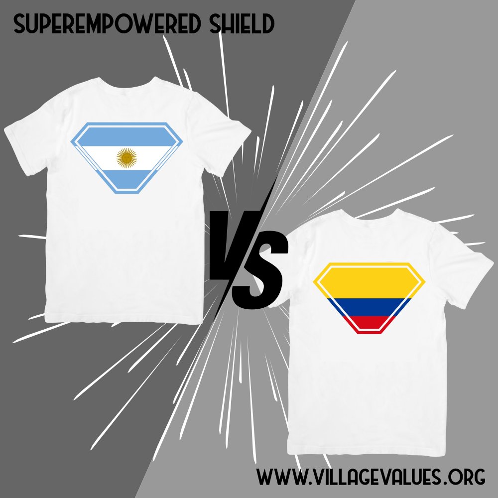Choose your fighter. 🏅

#ARGENTINA 🆚 #COLOMBIA

🇦🇷 teepublic.com/t-shirt/619409…

🇨🇴 teepublic.com/t-shirt/593683…

#ARGCOL #ArgentinaVsColombia #ArgentinaColombia #ColombiaArgentina #SuperEmpowered #WinningAmplifiestheSpirit #VillageValues #MultinationalPatriot #OurPatriotism #Versus
