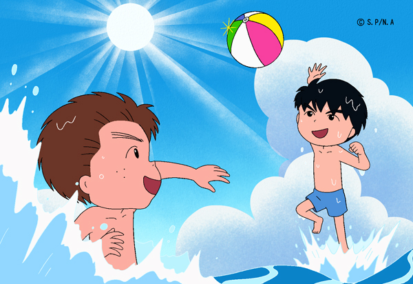 tweet_maruko's tweet photo. 今日は #海の日🌊
思いっきり海で遊ぼうぜ‼

#ちびまる子ちゃん #7月15日 https://t.co/iISMvii8a7