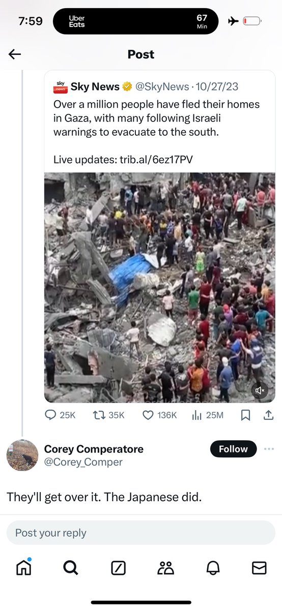 AbdelRahmanM's tweet photo. In the words of the great Corey Comperatore, "they'll get over it. The Japanese did." https://t.co/ZyBoCKMLr0