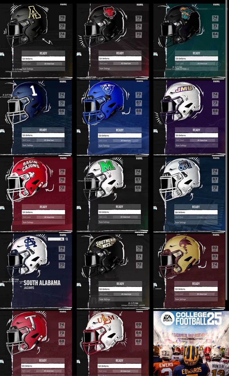 SSN_SunBelt's tweet photo. Who from the Sun Belt got disrespected in #CFB25? https://t.co/ym8LpODCaJ