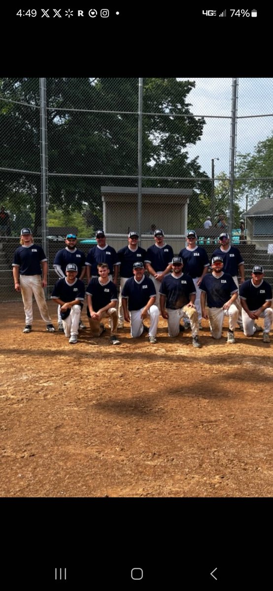 Wayne co. Fastpitch Softball  tournament champions!Congrats team ESA . 5 and 1 record!