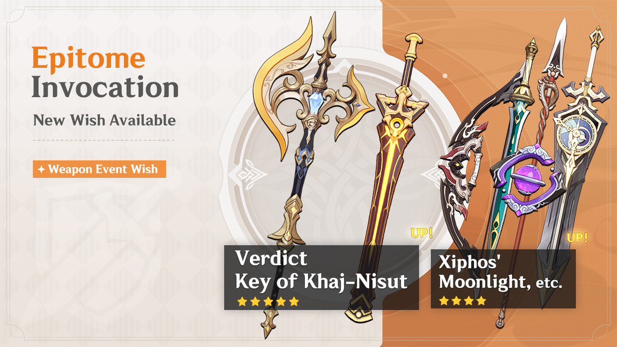 GenshinImpact's tweet photo. Dear Traveler, the event wishes "In the Name of the Rosula," "Twirling Lotus," and "Epitome Invocation" will be available on July 17!

More details: https://t.co/xBhnc4upoj

Check out the Event Wish characters' videos:
https://t.co/NbApXHFBig

#GenshinImpact #GenshinImpact4ꓸ8 https://t.co/FCIh39t05d