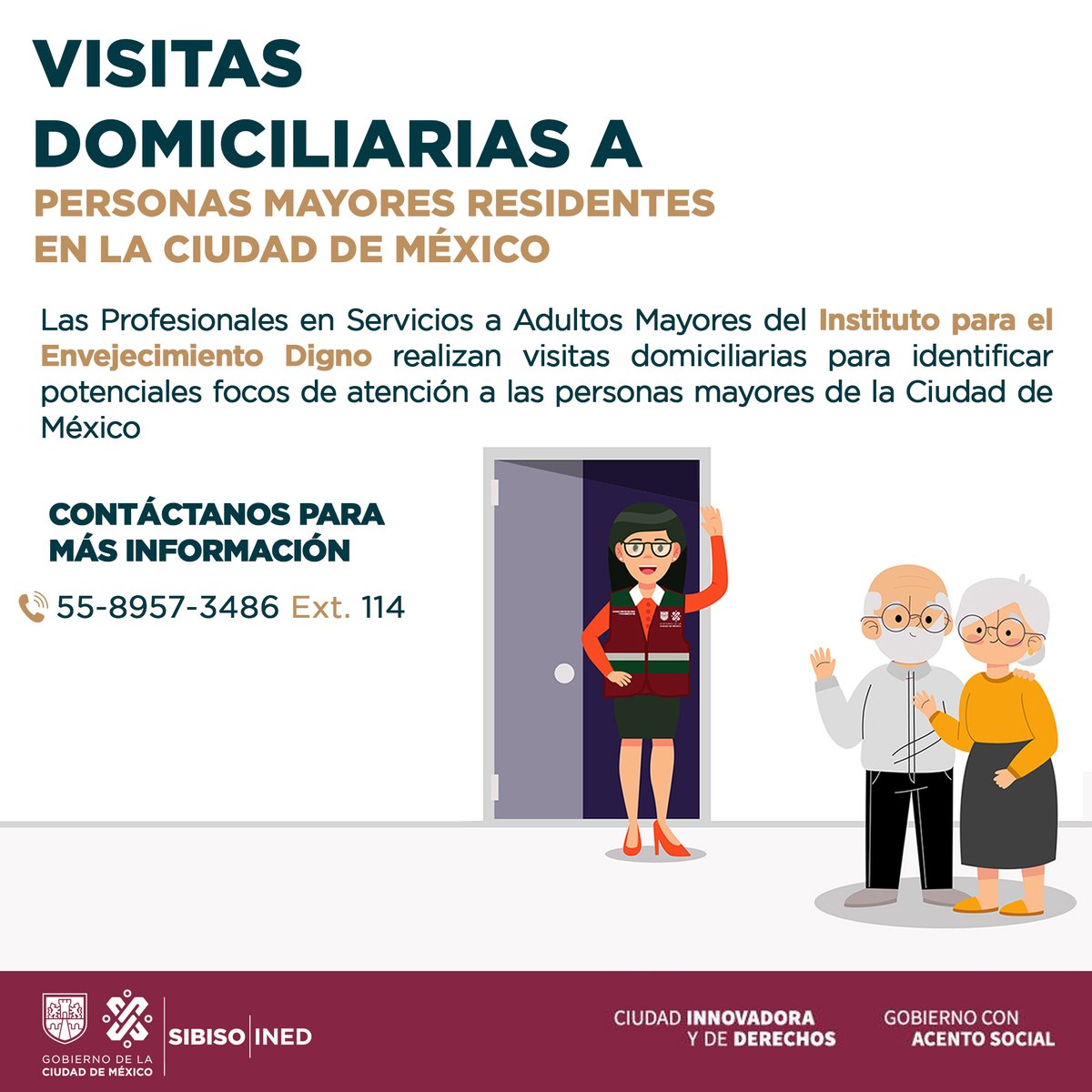 INED_CDMX's tweet photo. 🔴#SabíasQue | Las #PSAM del #INED, realizan visitas domiciliarias a #PersonasMayores de la #CDMX para informar sobre sus #DerechosHumanos y el catálogo de servicios de atención integral de este instituto. #EnvejecimientoDigno
@GobCDMX
@juangerardolh https://t.co/9AZHshYnut