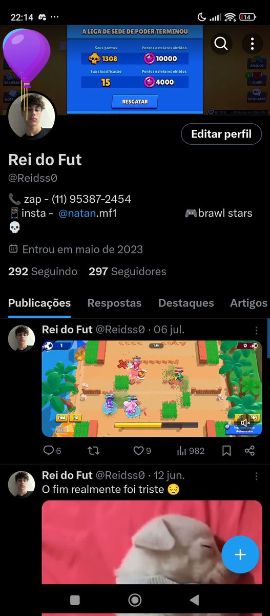 A7 | Rei do Fut (@reidss0) on Twitter photo Os balão tudo bugado no canto da tela (completei a maioridade)👏🏻🎉😘 Os balão tudo bugado no canto da tela (completei a maioridade)👏🏻🎉😘