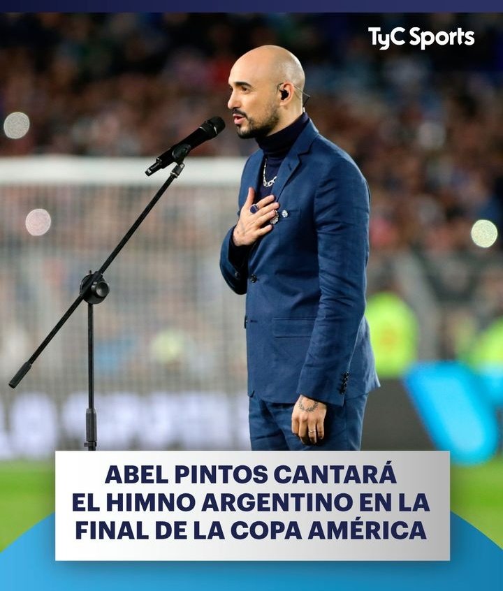paradiseabel's tweet photo. ABEL ENTONANDO EL HIMNO MAS LINDO DEL MUNDO 🇦🇷

#CopaAmerica2024 #VamosArgentina https://t.co/PrubaNLN82