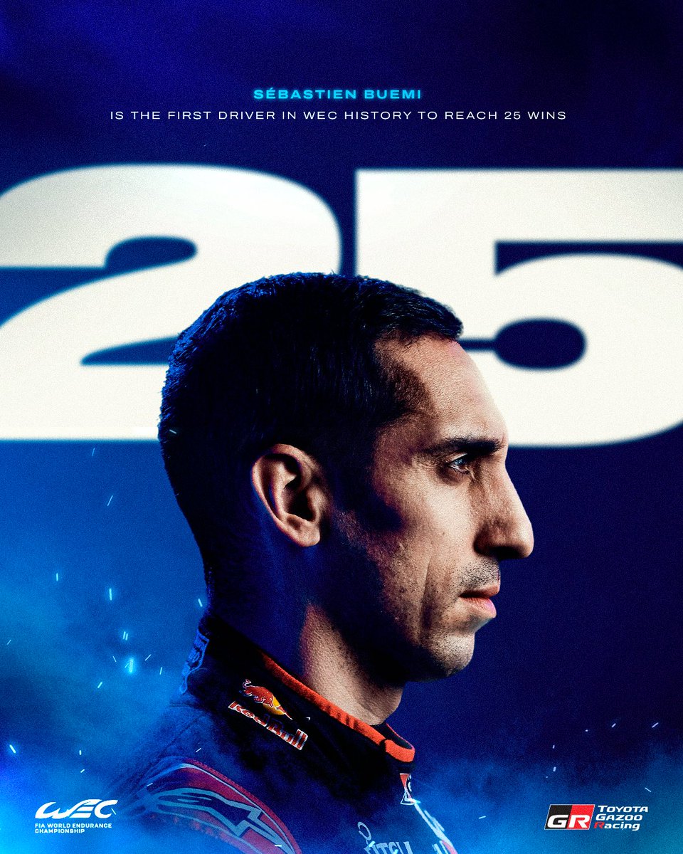 Sébastien Buemi becomes the first WEC driver to reach the 25 victory milestone. 👑🏆

What an achievement!! 

#WEC #6HSaoPaulo
