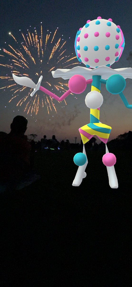 D_OH_21's tweet photo. @PokemonGoApp Ending with a bang! 🎇 #PokemongoFest2024 https://t.co/FdTNsJ1xYd