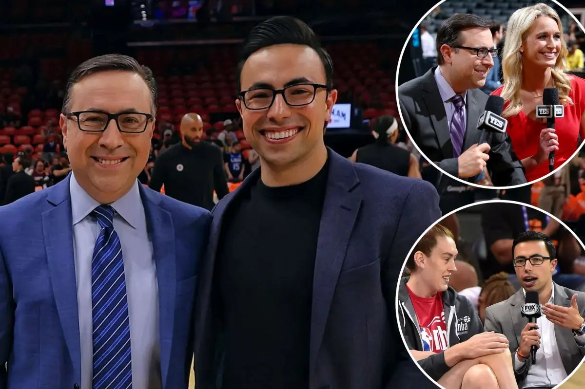 mia5trickland's tweet image. Father-son duo Ian and Noah Eagle talk sports broadcasting, mistaken identities, and sibling vibes in a fun Q&amp;amp;A with Post columnist Steve Serby.  #SportsBroadcasting #FamilyDynamic #NYCSports nypost.com/2023/12/02/spo…
