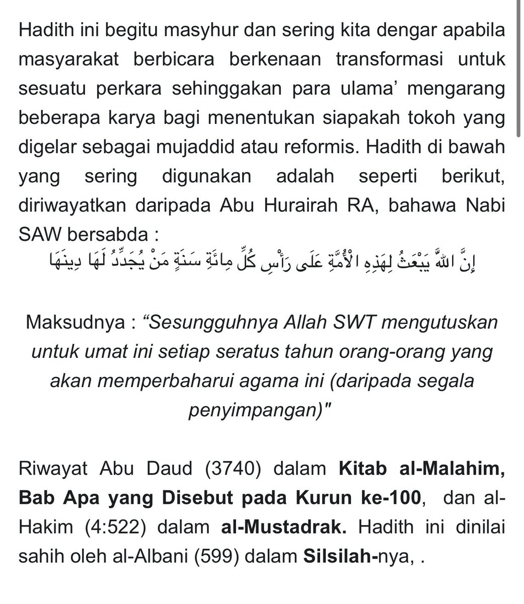 EbHaerys's tweet photo. Setiap 100 tahun akan ada tokoh-tokoh hebat mujaddid reform..saya doakan beliau salah sorangnya @anwaribrahim tokoh reformasi sudah ada ,tokoh agamawan n tokoh lain kita boleh perhatikan kemunculannya. 😀🤲 https://t.co/txNCjSdOWd