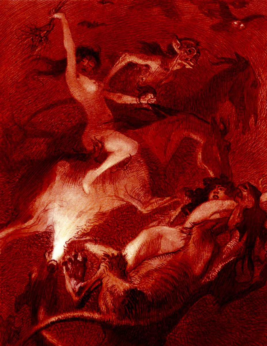 solisolsoli's tweet photo. Walpurgis Night, 1923, by Heinrich Kley https://t.co/VQ02YwyUk6